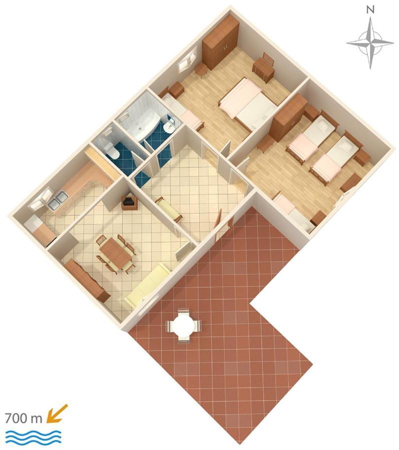 Apartment Biograd Na Moru 5899A Exterior foto